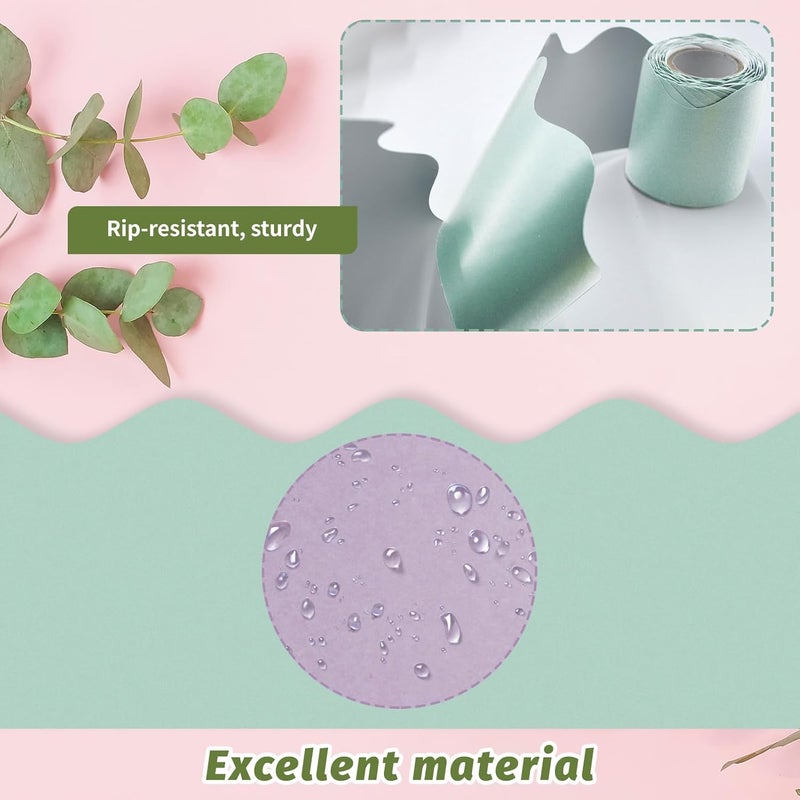 DASTTUIS 8 Rolls 262.4 Ft Bulletin Board Borders - Pastel Scalloped Borders Bulletin for Classroom, School & Office Decor - Pastel Classroom Borders for Bulletin Board - Image 4